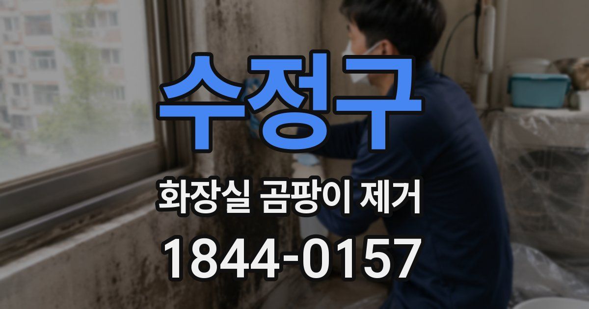 수정구 화장실 곰팡이 제거
