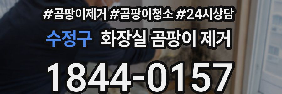 수정구 화장실 곰팡이 제거