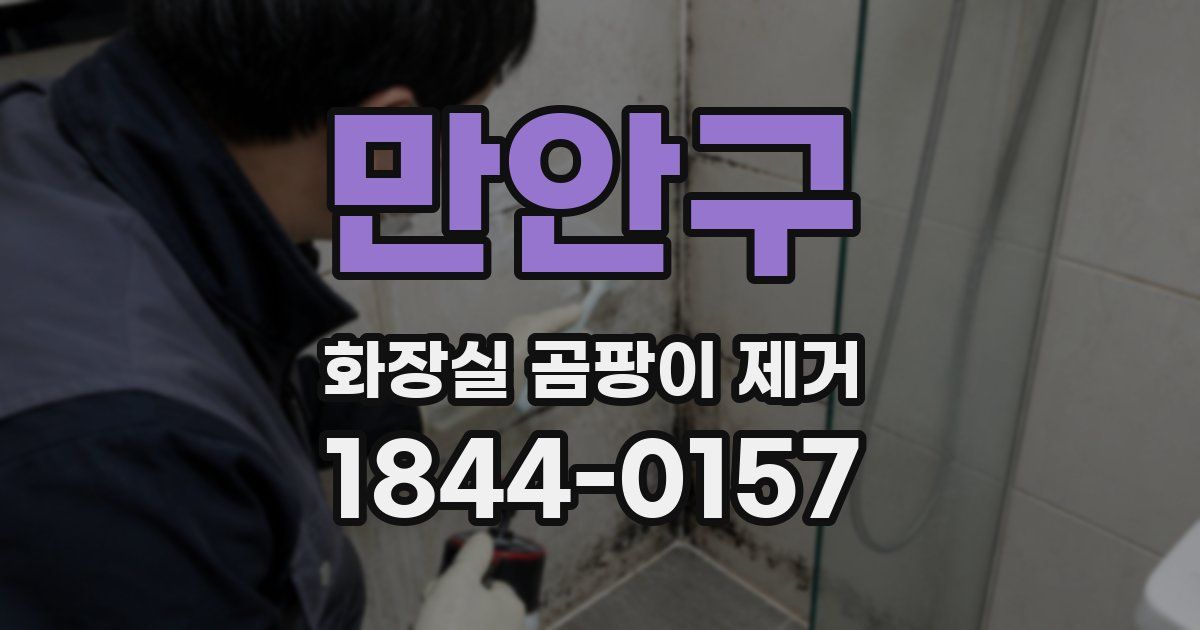만안구 화장실 곰팡이 제거