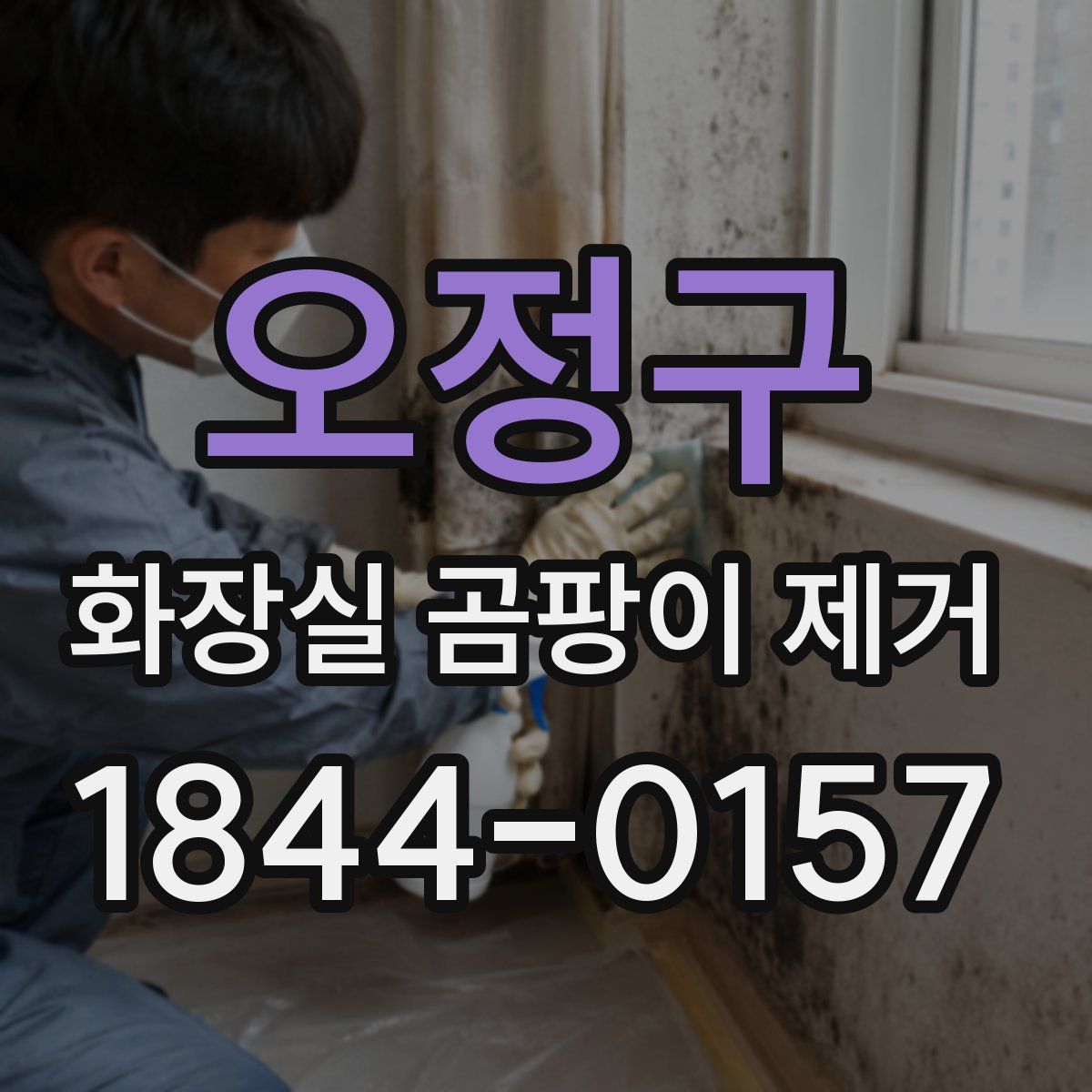 오정구 화장실 곰팡이 제거