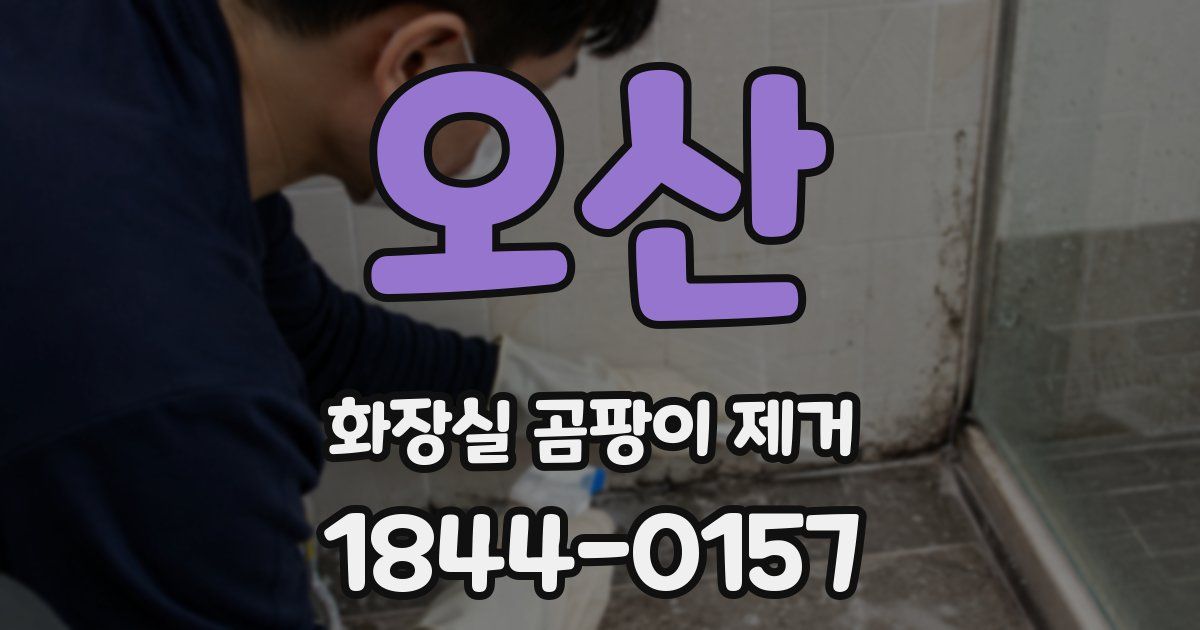 오산 화장실 곰팡이 제거