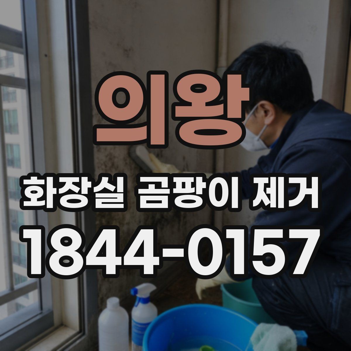 의왕 화장실 곰팡이 제거 후 검은 얼룩과 일반 오염 구분하는 기준