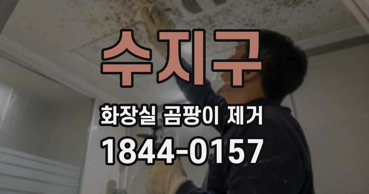 수지구 화장실 곰팡이 제거