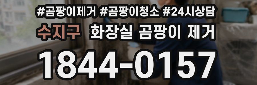 수지구 화장실 곰팡이 제거