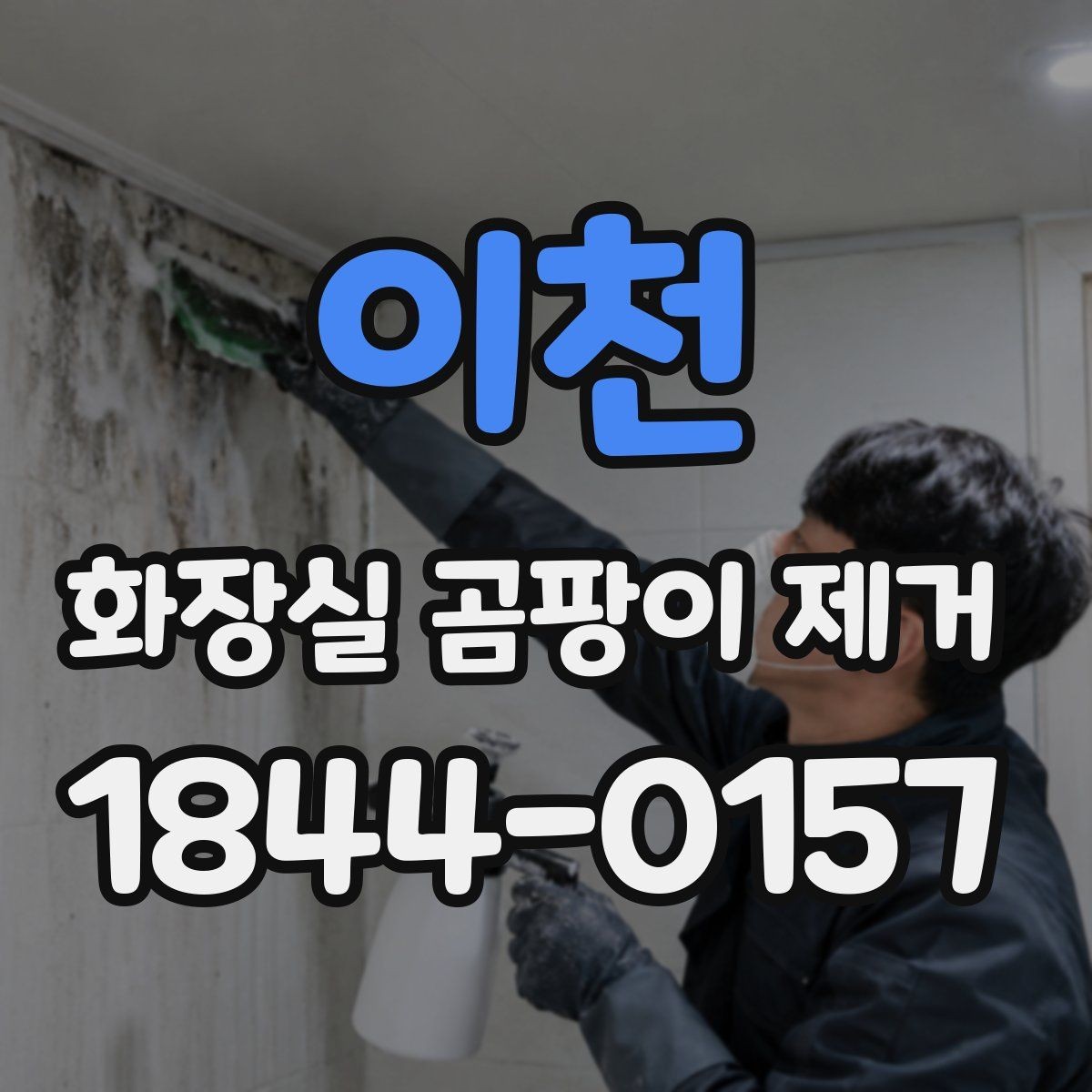 이천 화장실 곰팡이 제거 검은 곰팡이와 일반 오염 구분 기준