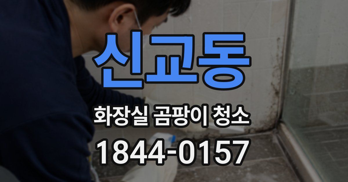 신교동 화장실 곰팡이 청소