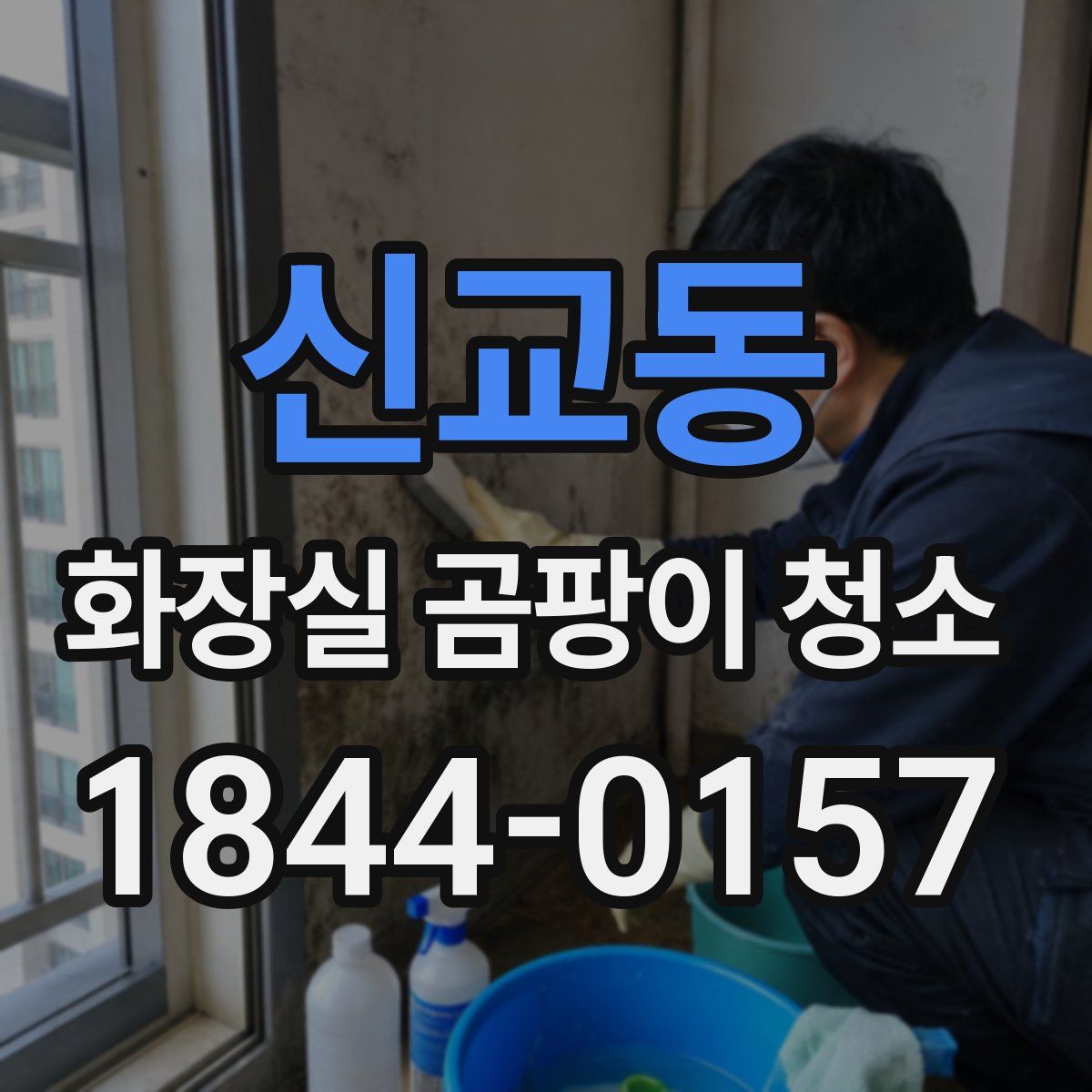 신교동 화장실 곰팡이 청소