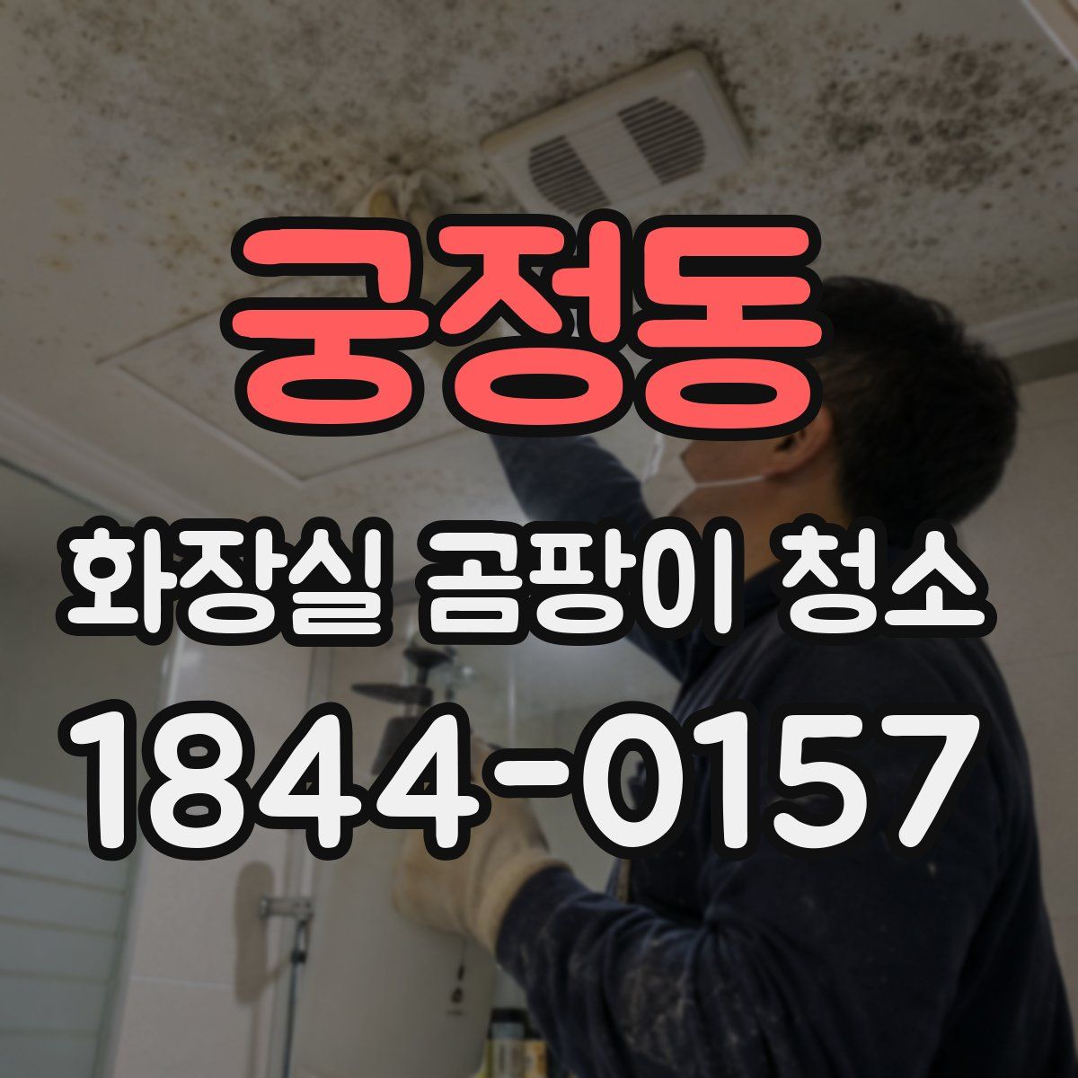 궁정동 화장실 곰팡이 청소