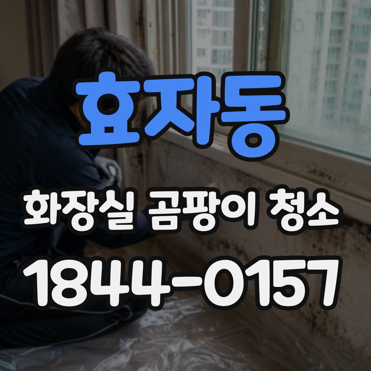 효자동 화장실 곰팡이 청소