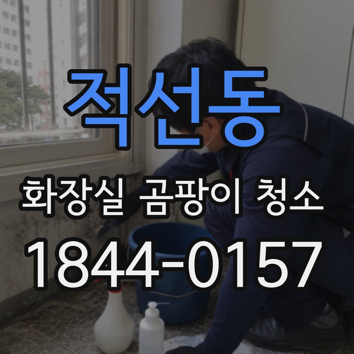 적선동 화장실 곰팡이 청소