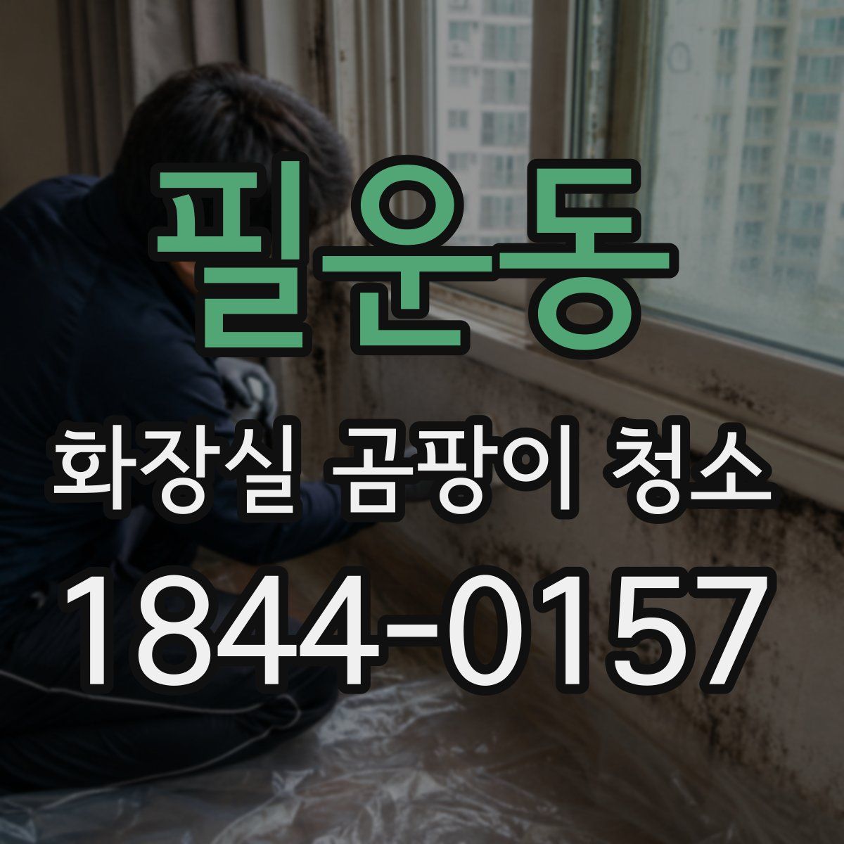 필운동 화장실 곰팡이 청소