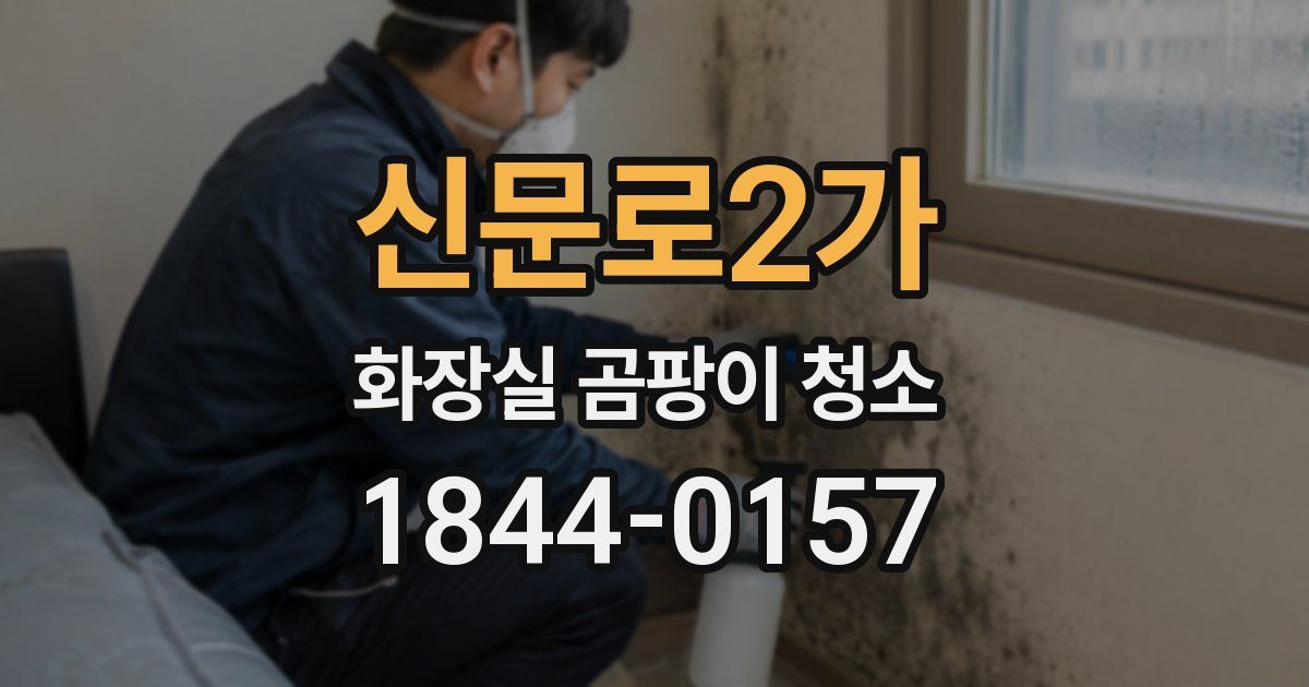 신문로2가 화장실 곰팡이 청소