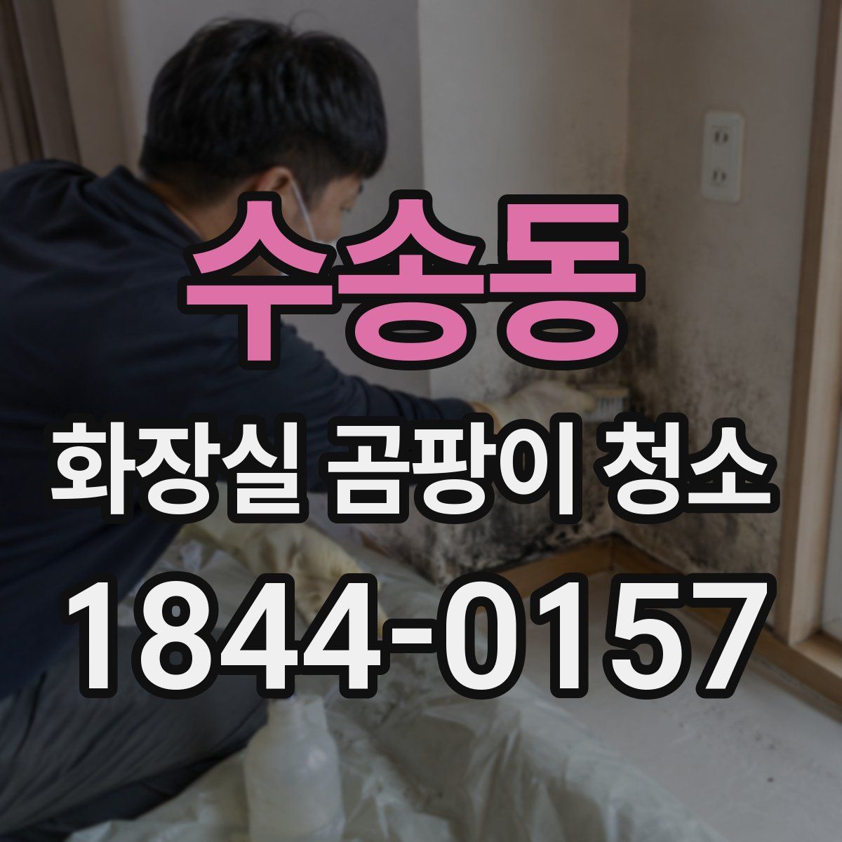 수송동 화장실 곰팡이 청소