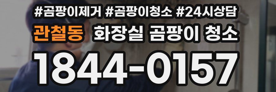 관철동 화장실 곰팡이 청소