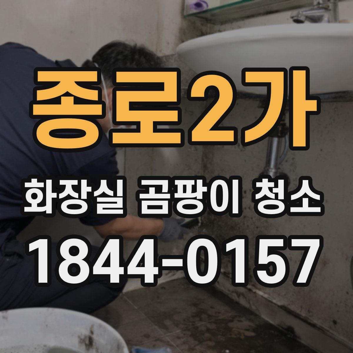 종로2가 화장실 곰팡이 청소