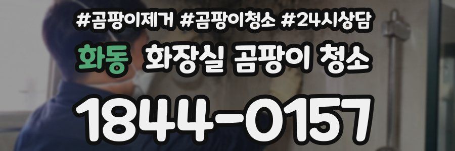 화동 화장실 곰팡이 청소