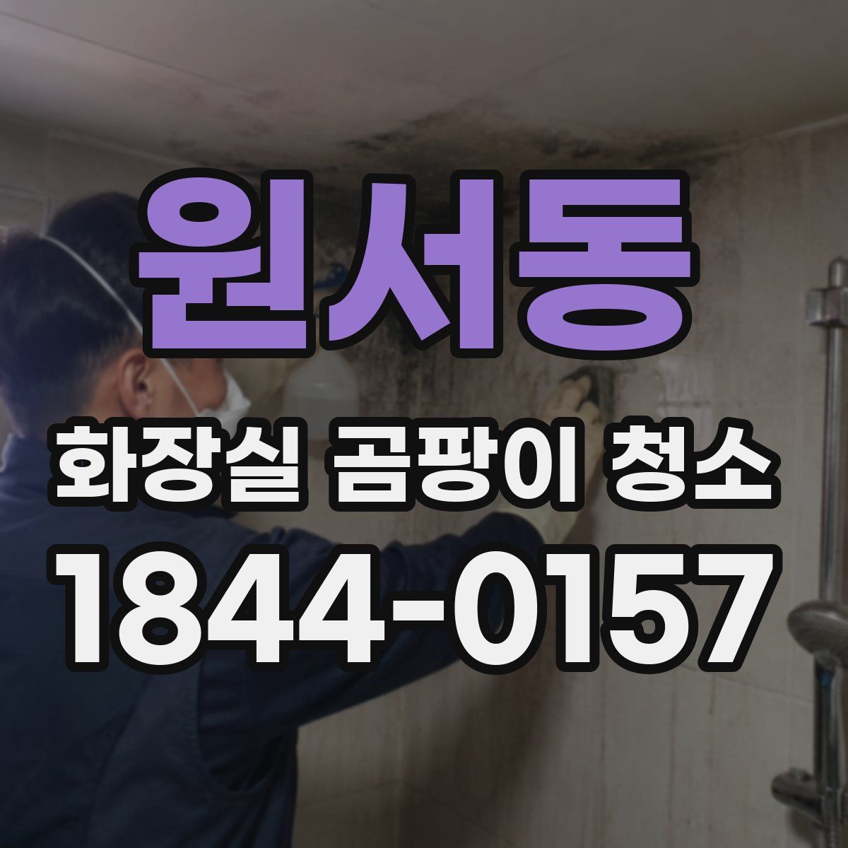 원서동 화장실 곰팡이 청소