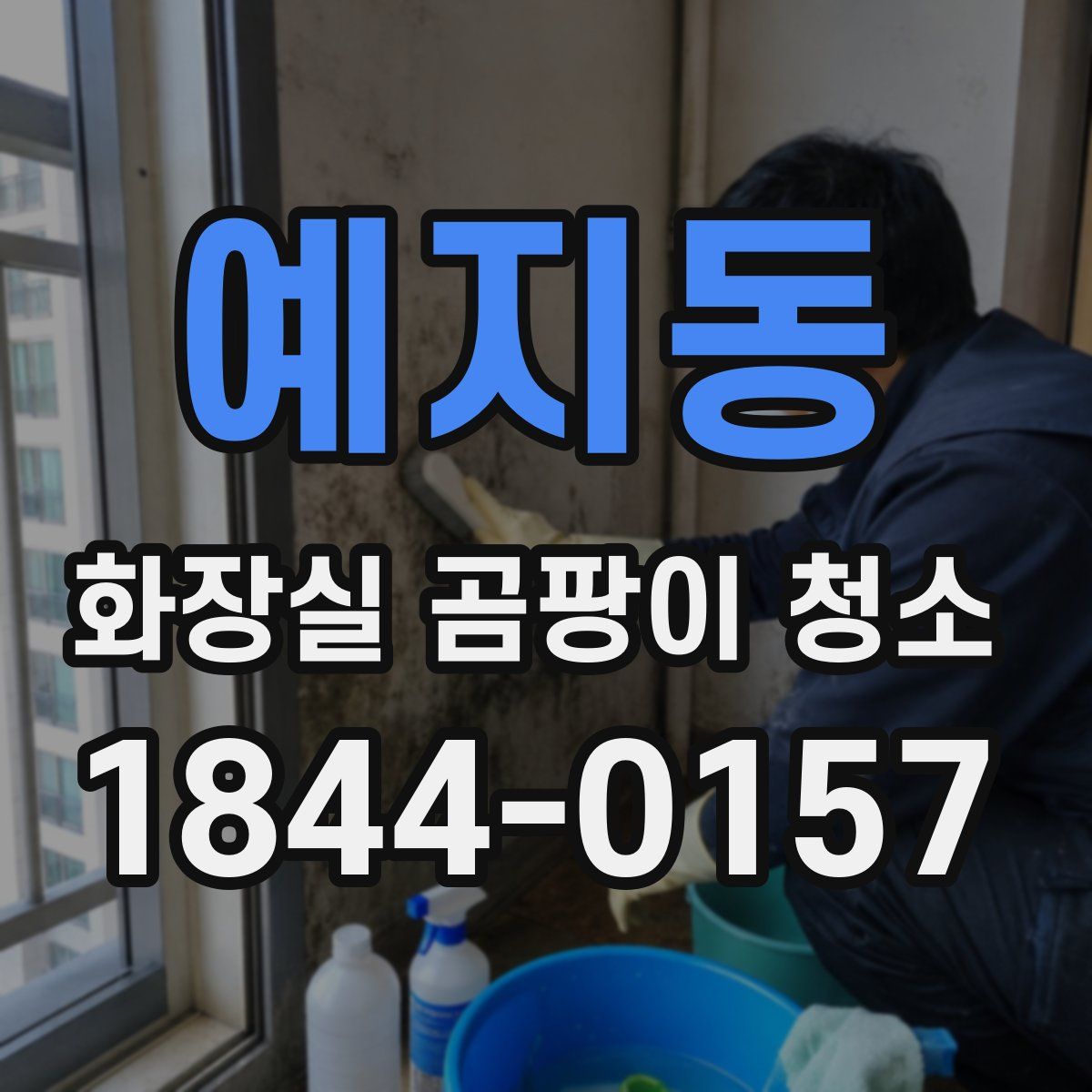 예지동 화장실 곰팡이 청소