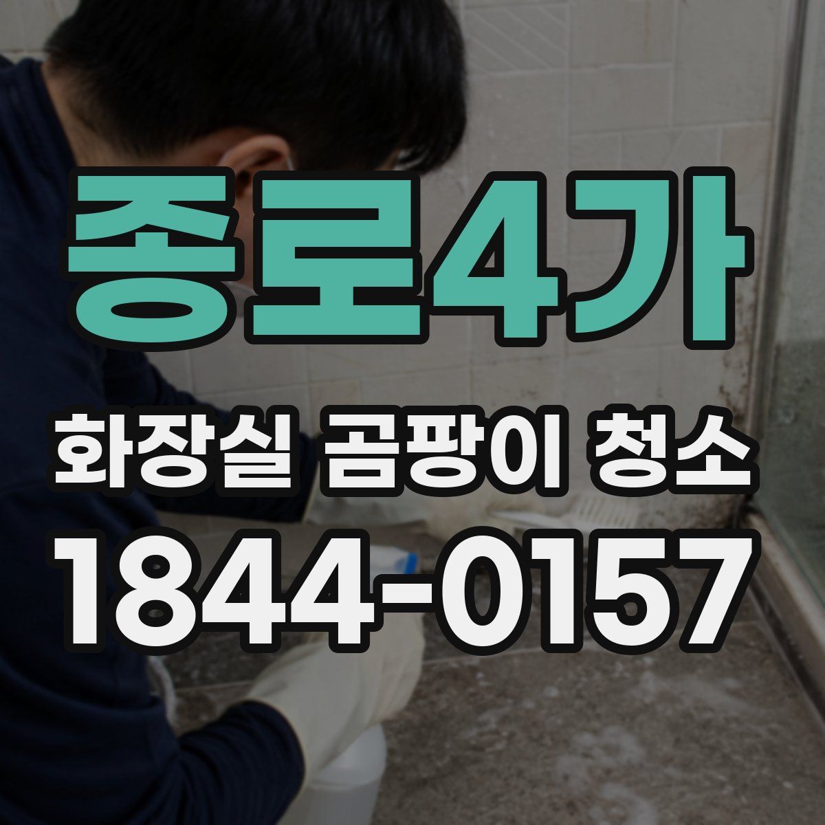 종로4가 화장실 곰팡이 청소
