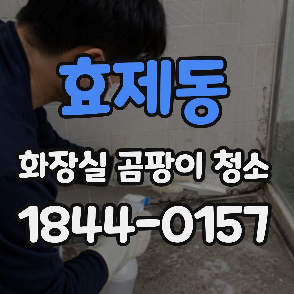 효제동 화장실 곰팡이 청소