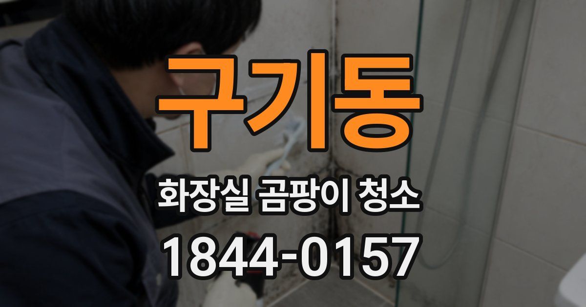 구기동 화장실 곰팡이 청소