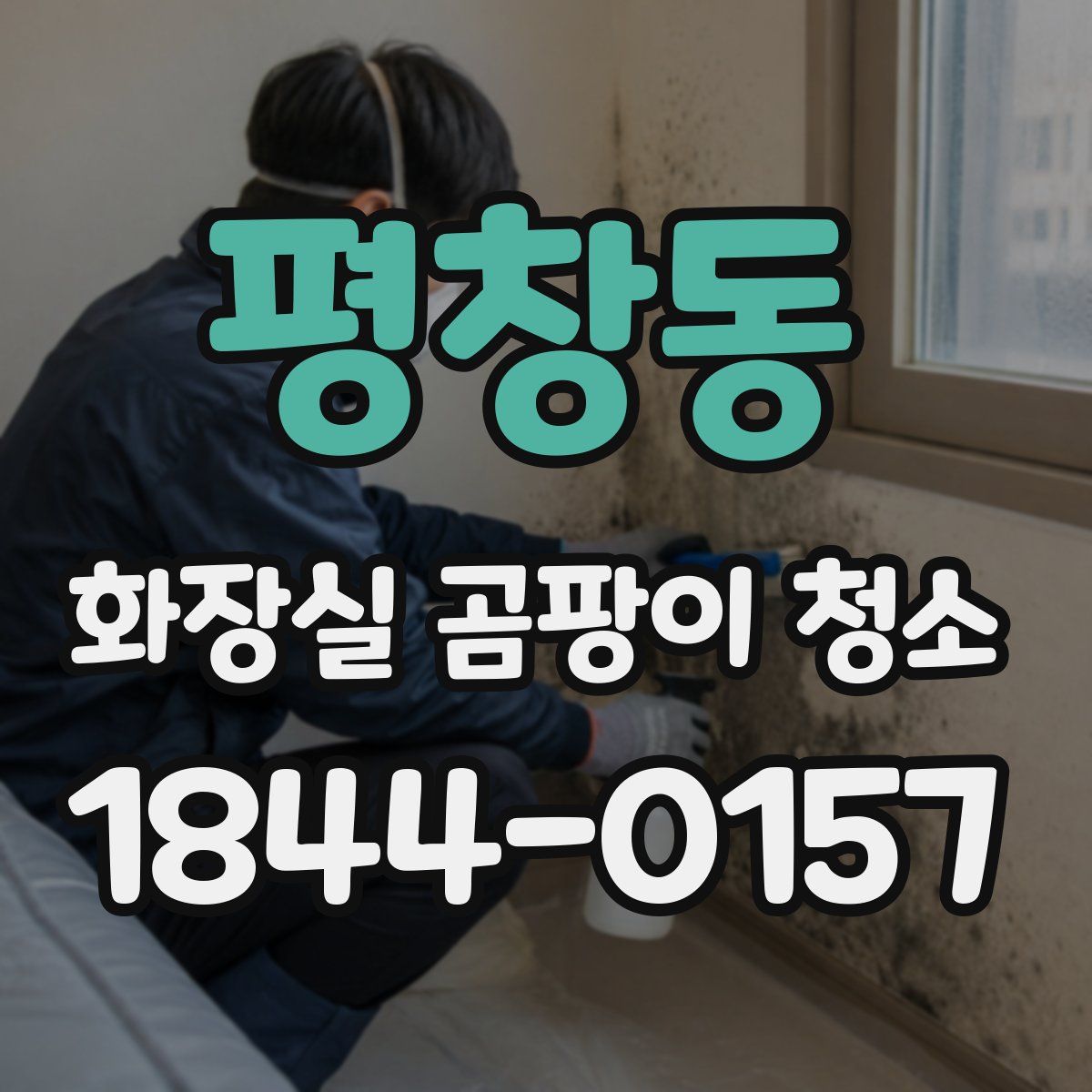 평창동 화장실 곰팡이 청소
