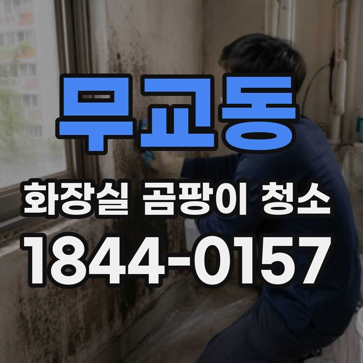 무교동 화장실 곰팡이 청소