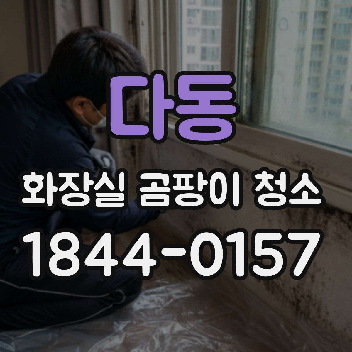 다동 화장실 곰팡이 청소