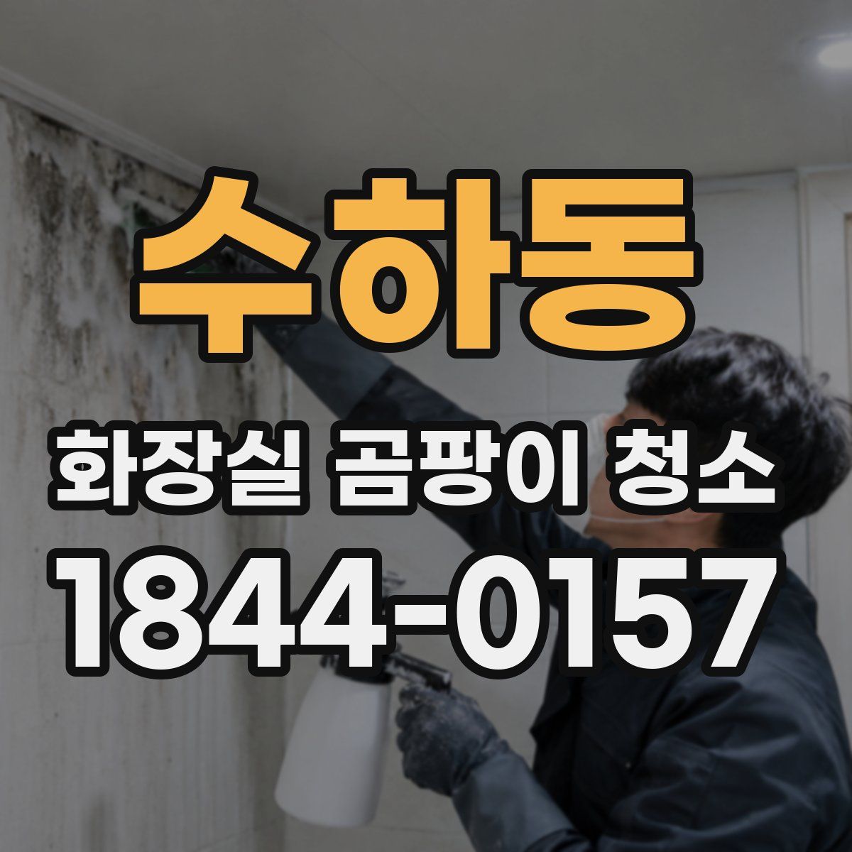 수하동 화장실 곰팡이 청소