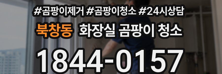북창동 화장실 곰팡이 청소