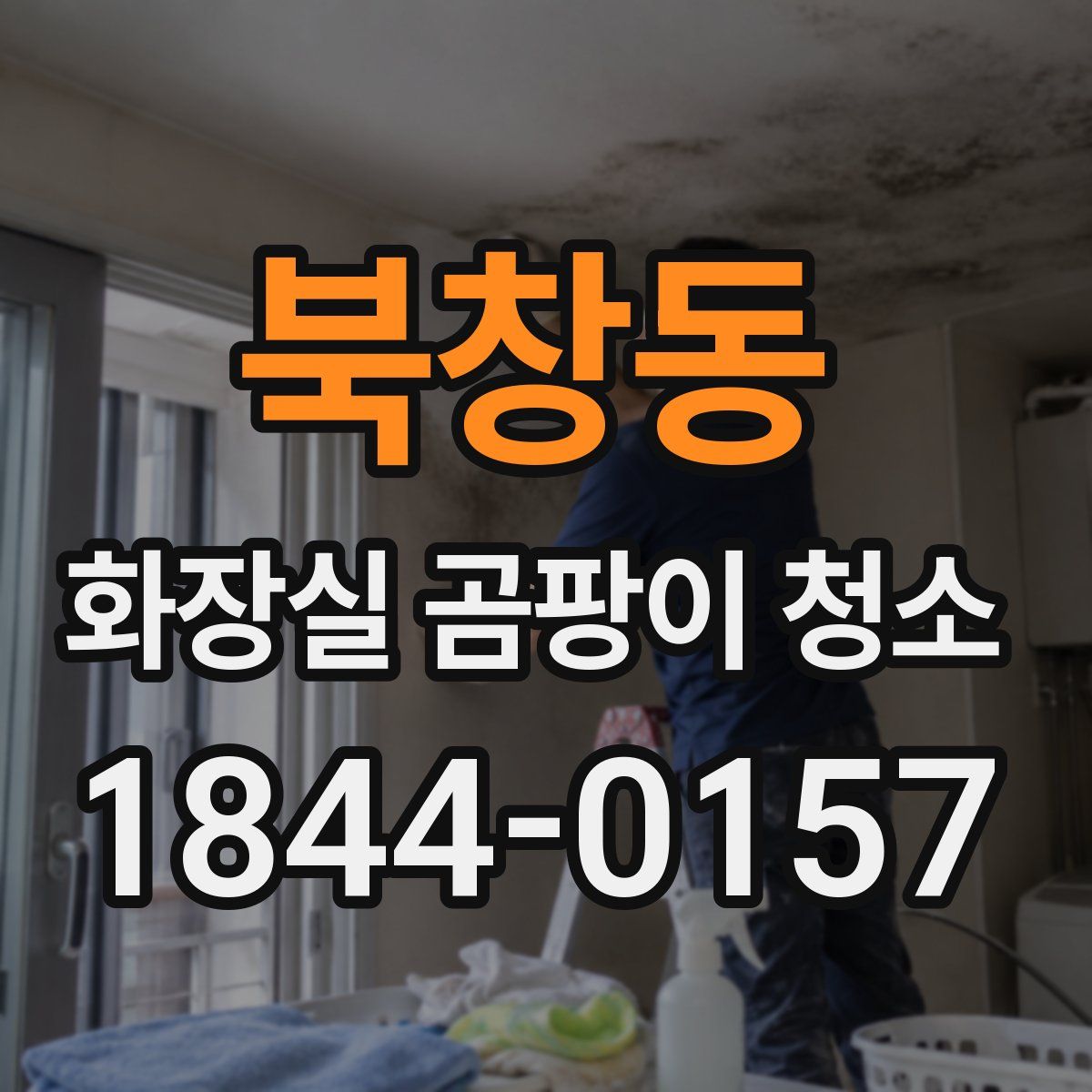 북창동 화장실 곰팡이 청소