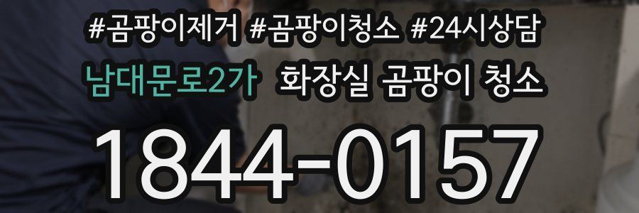 남대문로2가 화장실 곰팡이 청소