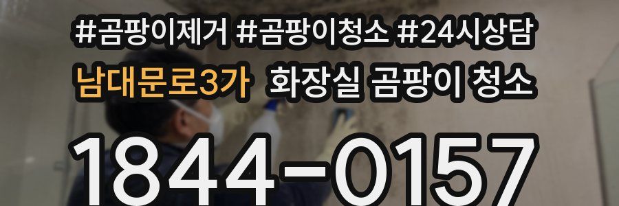 남대문로3가 화장실 곰팡이 청소
