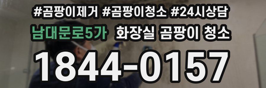 남대문로5가 화장실 곰팡이 청소