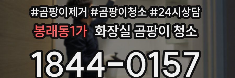 봉래동1가 화장실 곰팡이 청소