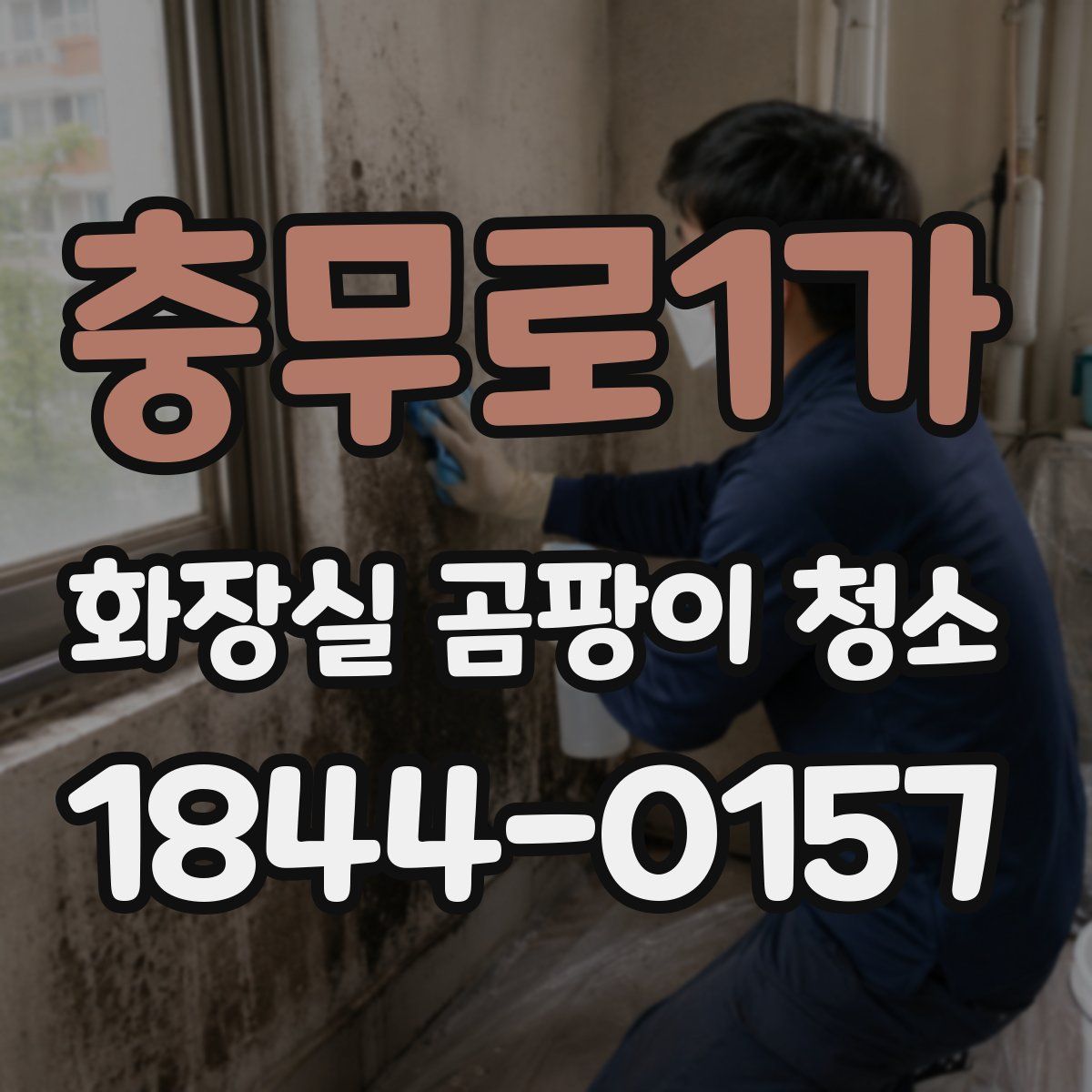 충무로1가 화장실 곰팡이 청소