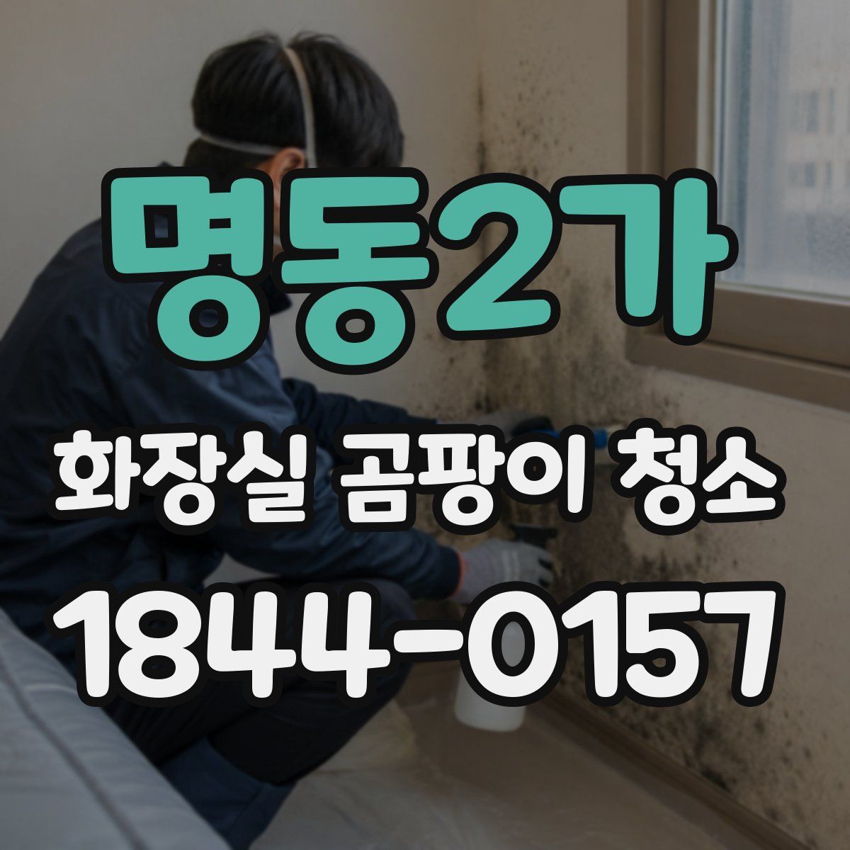 명동2가 화장실 곰팡이 청소