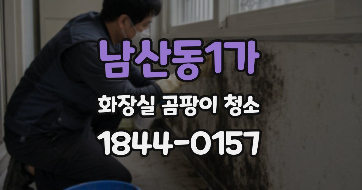 남산동1가 화장실 곰팡이 청소