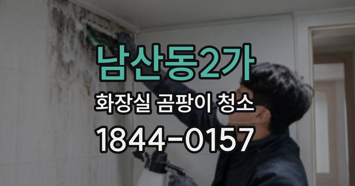 남산동2가 화장실 곰팡이 청소