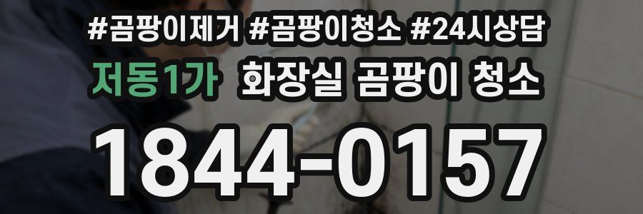 저동1가 화장실 곰팡이 청소