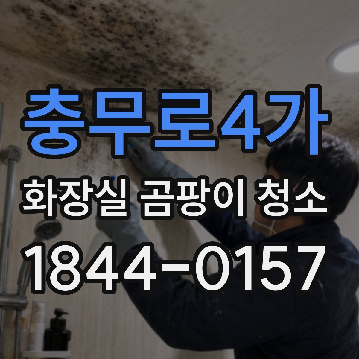 충무로4가 화장실 곰팡이 청소