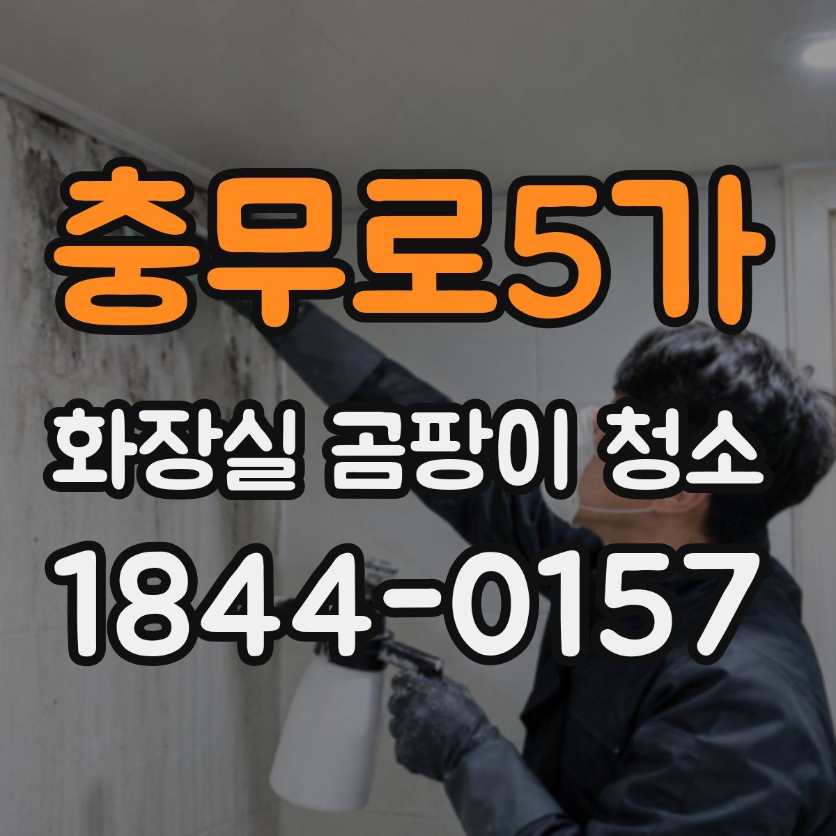 충무로5가 화장실 곰팡이 청소