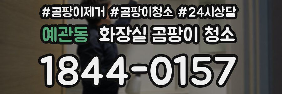 예관동 화장실 곰팡이 청소