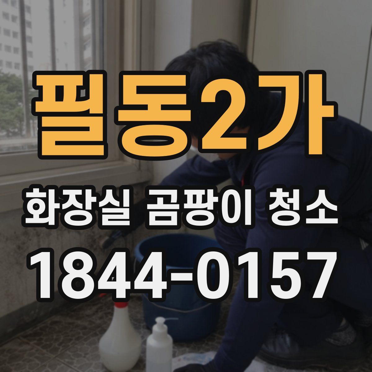 필동2가 화장실 곰팡이 청소