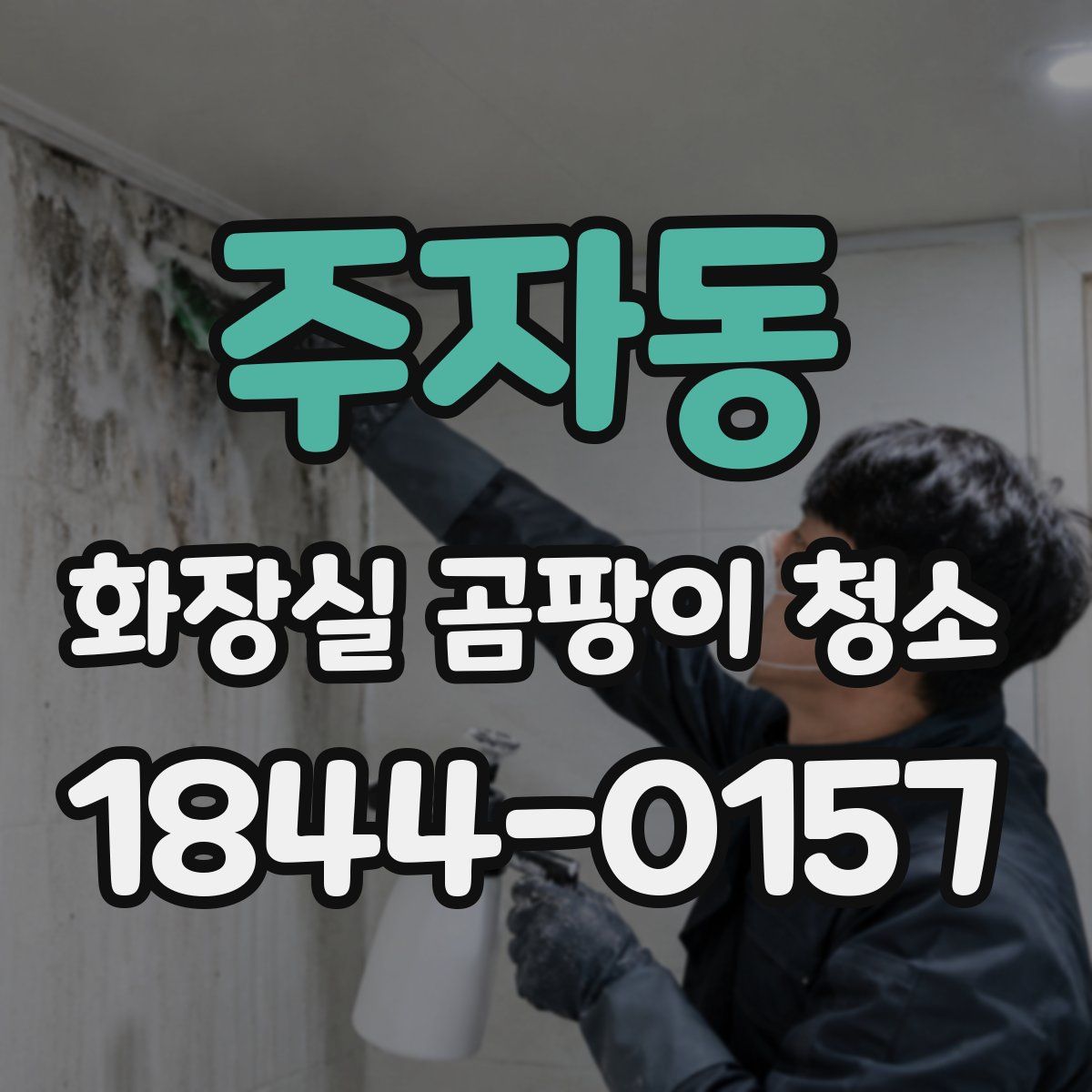 주자동 화장실 곰팡이 청소