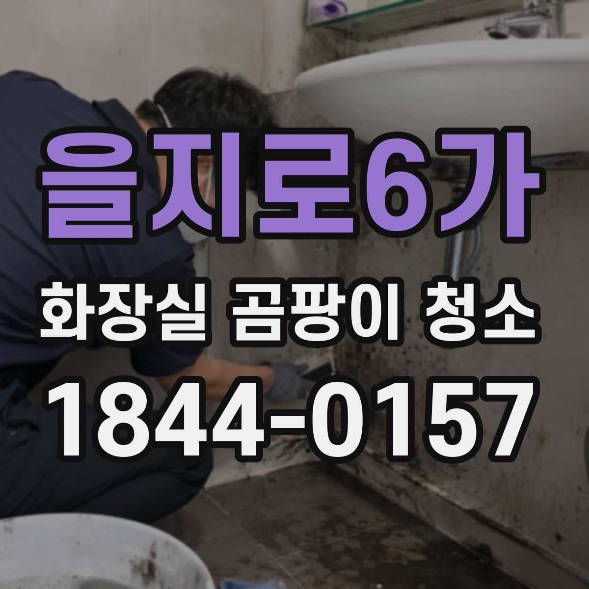 을지로6가 화장실 곰팡이 청소