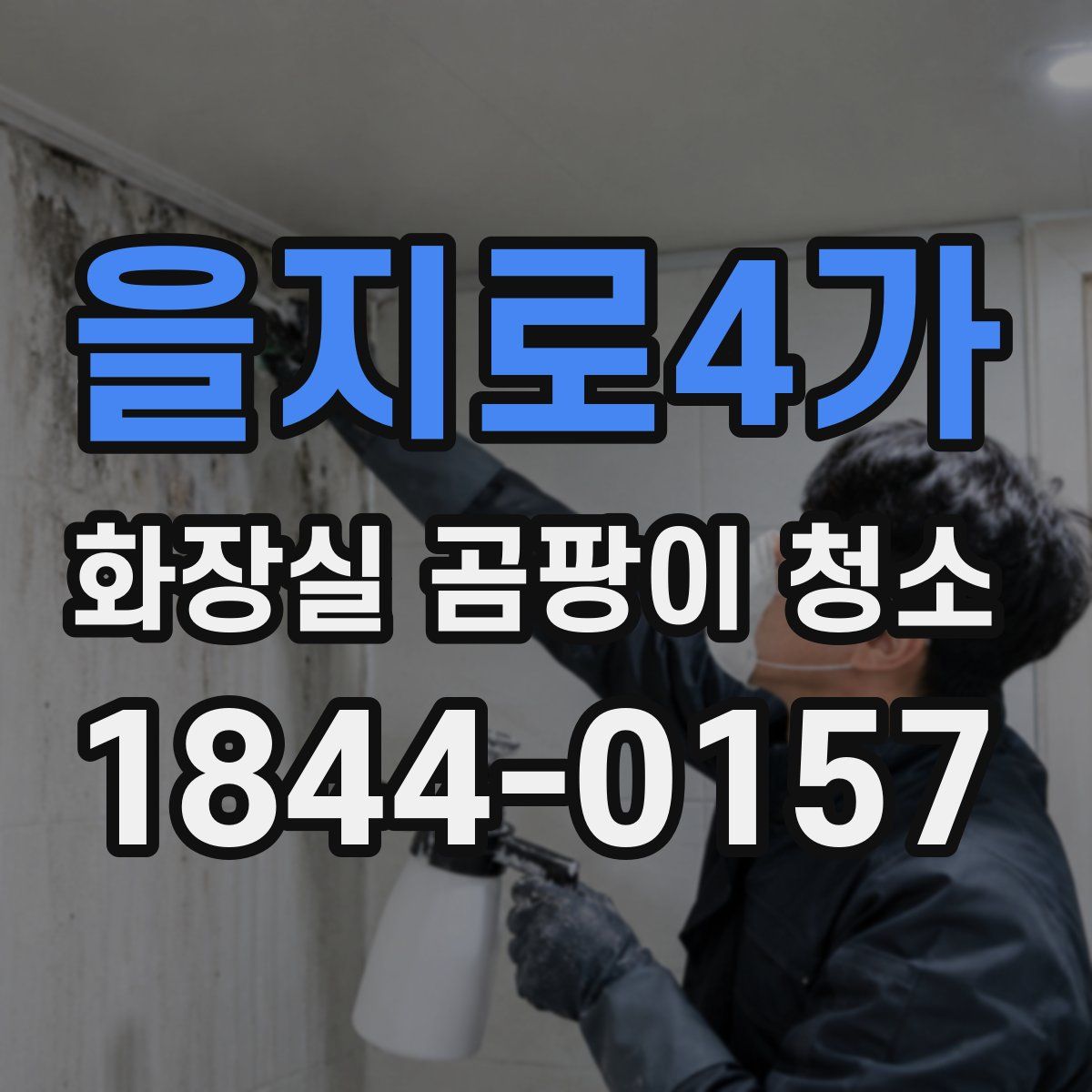 을지로4가 화장실 곰팡이 청소