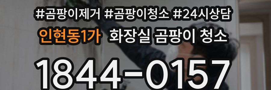 인현동1가 화장실 곰팡이 청소