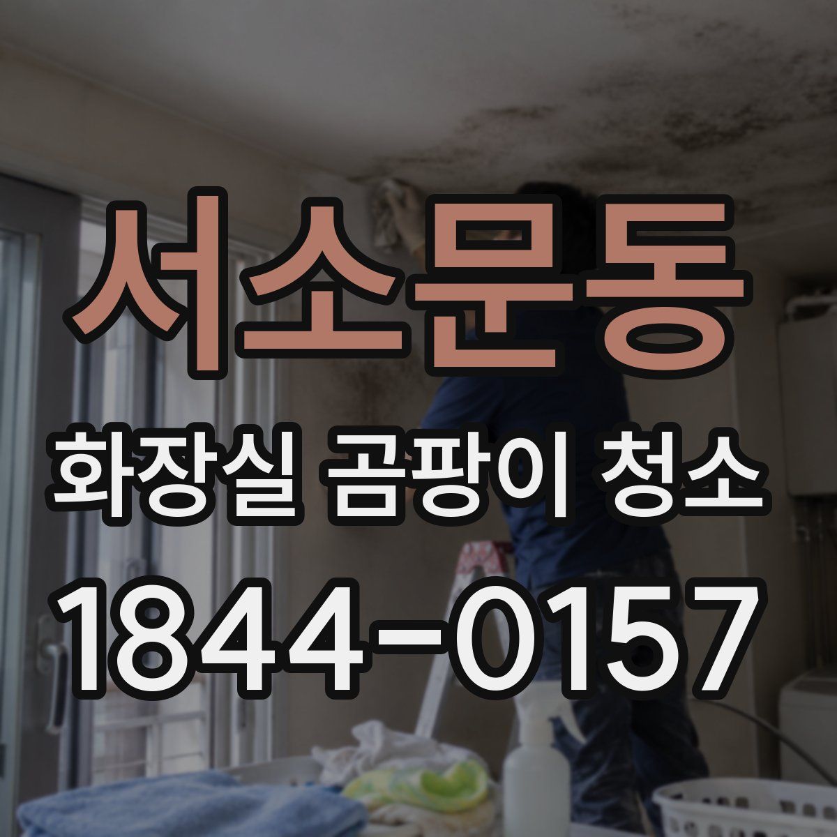 서소문동 화장실 곰팡이 청소
