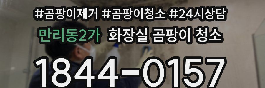 만리동2가 화장실 곰팡이 청소